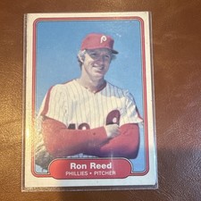 Fleer 1982 Baseball Ron Reed Philadelphia Phillies #255 Trading Card