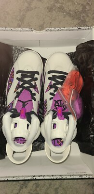 2020 Nike Air Jordan 6 Retro Quai 54 Sail Purple CZ4152 101 Men's