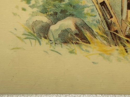 Vintage Celluloid Tag Empire Drill Co. Pig Pen Compliment Tag White Head & Hoag - Picture 7 of 13