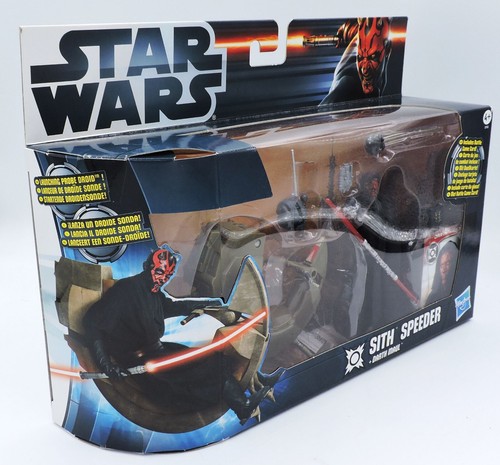 Star Wars Hasbro Sith Speeder Darth Maul 3" 3/4 Vehicle 37743 Action Figure - Imagen 5 de 6