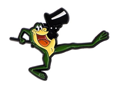 Michigan J. Frog Dancing   1.33  Wide Metal Enamel Pin