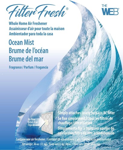 Filter Fresh Whole Home Ocean Mist Air Freshener AC Furnace Filter House Scent - 第 1/1 張圖片