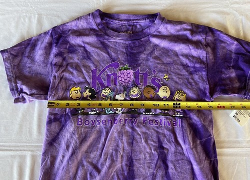 Knotts Berry Farm Peanuts Boysenberry Festival TShirt Kids Size Medium ADORABLE! - Picture 5 of 8