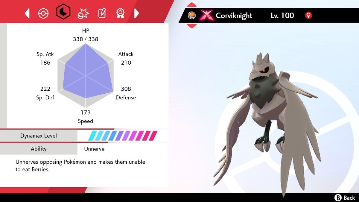 Pokemon Sword & Shield Shiny Gigantamax Corviknight 6IV Max Pokemon Sword & Shield Shiny Gigantamax Corviknight 6IV Max