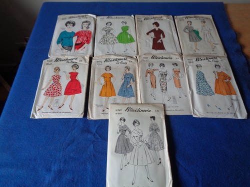 21 VINTAGE BLACKMORE & PRECTICAL SEWING PATTS - ALL BUST SIZE 38 INS & UNCUT - Picture 2 of 2