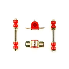 Red Poly Sway Bar Link Bushing Set Fits 1966 1967 Chevrolet Chevelle El Camino