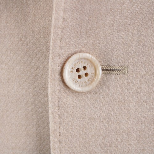 Brunello Cucinelli NWT Wool/Silk/Cashmere Sport Coat Size 50 (40 US) In Beige - Picture 2 of 12