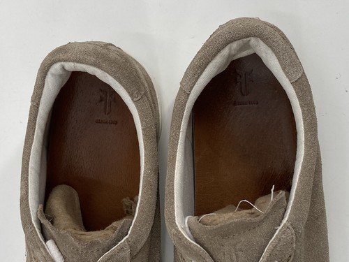 Frye Women's Tan Round Toe Suede Leather Comfort Sneaker Shoes Size US 8.5 M - Picture 6 of 11