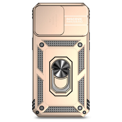 Rüstung Hülle Für iPhone 11 12 13 14 15 ProMax Ring Halter Drücken Fenster Stand