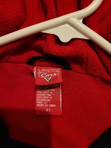 Boys Disney Store Car Lighting McQueen Puffer Jacket & Coverall Pants Size T4 🔥 - Picture 6 of 6