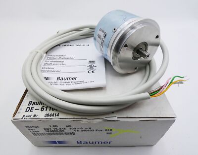 Baumer electric BDT 16.24K BDT16.24 K 100-6-4 Wellen - Drehgeber -unused/OVP-