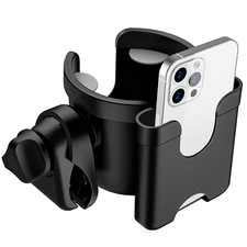 Universal Cup Bottle Phone Holder For Wheelchair Stroller Walker Bike Scooter