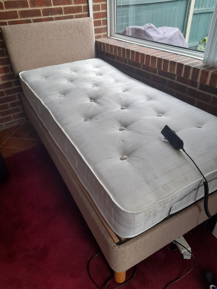 Adjustabed Electric Single Bed With Remote Control eBay
