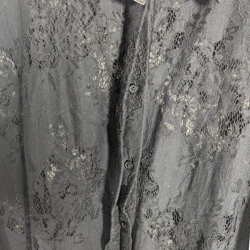 NWT City Chic top 22 XL lacey love black Whimsy goth Sheer Overlay - Picture 3 of 7