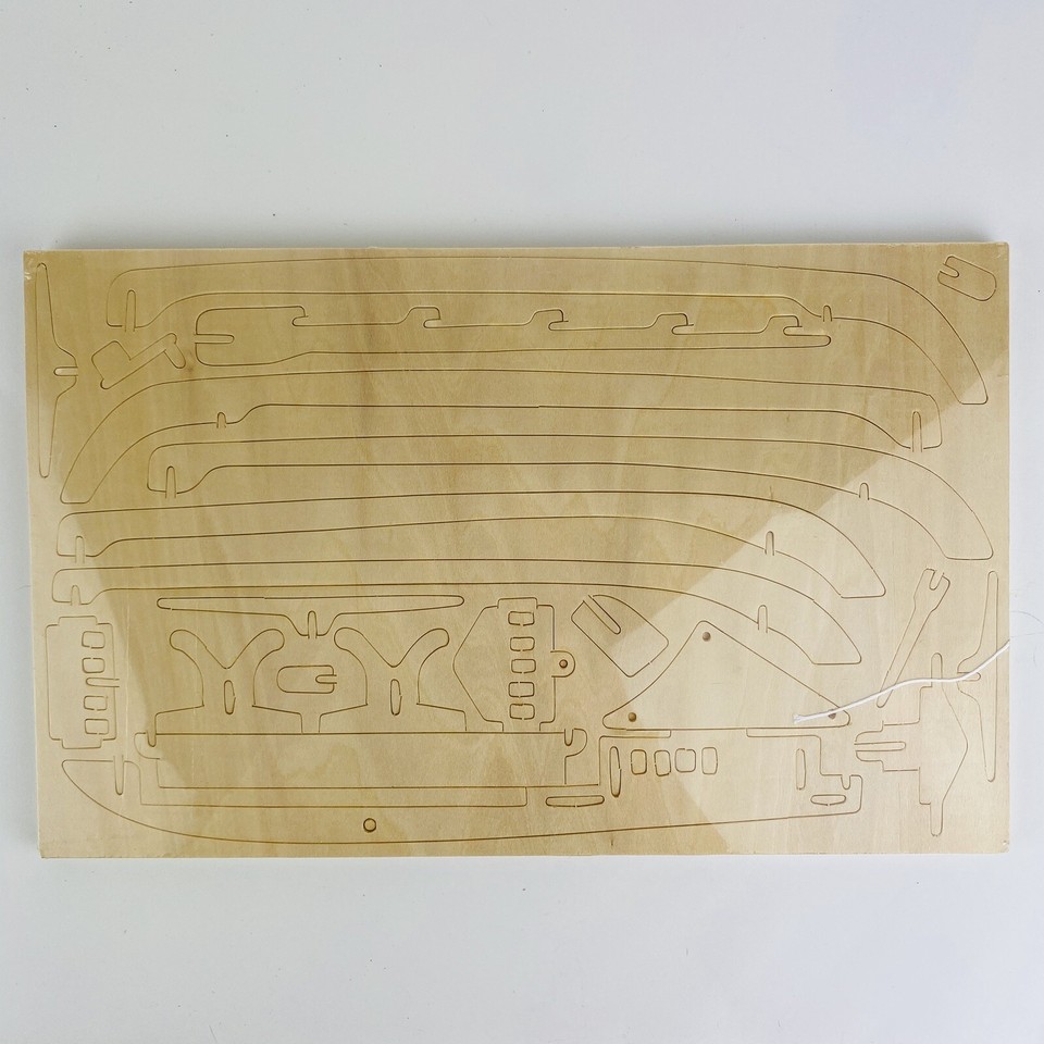 European Sailing Boat Wood Craft Construction Kit PO49 3D Building Kit