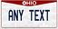 thumbnail 51  - Any State License Plate Tag Personalized Custom Any Text Auto Car Bike Bicycle