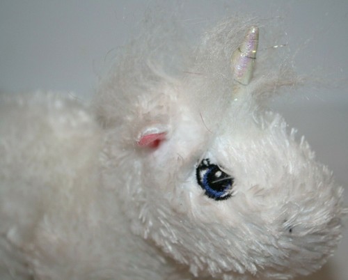 Webkinz Lil Kinz Unicorn 7" Sparkle Plush Stuffed Soft Toy White No Code HS069 - Picture 5 of 12