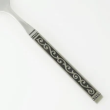 Oneida SPANISH COURT Stainless 1881 Rogers Textured Black Accent Flatware CHOICE
