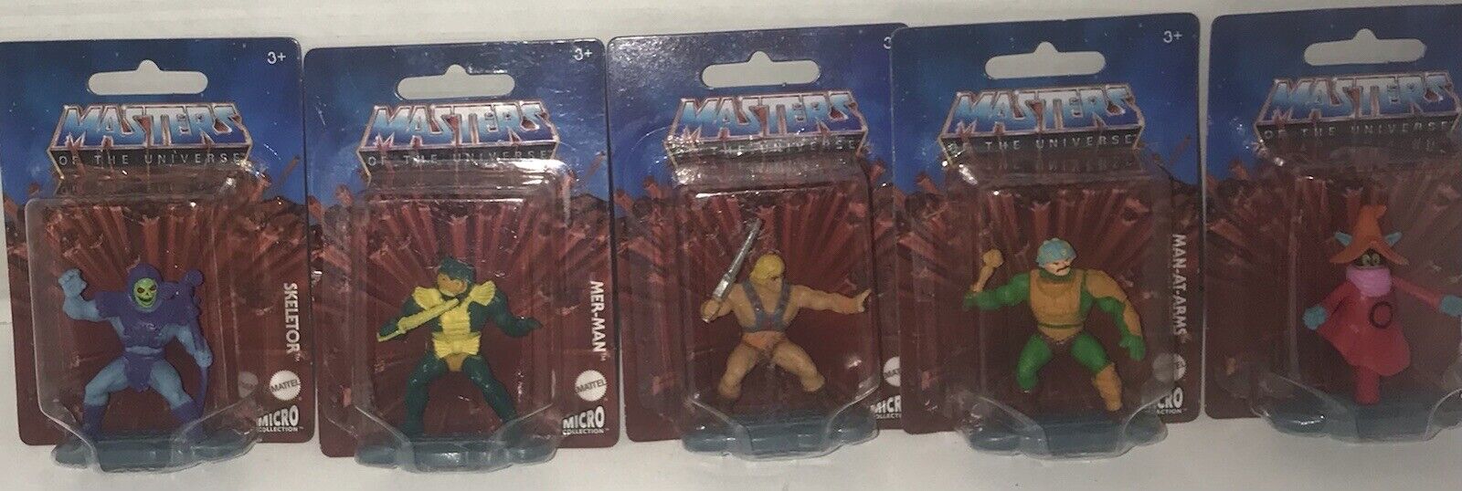 Masters of the Universe SET OF 5 Micro Collection Mini Figures 66923 Cake Topper