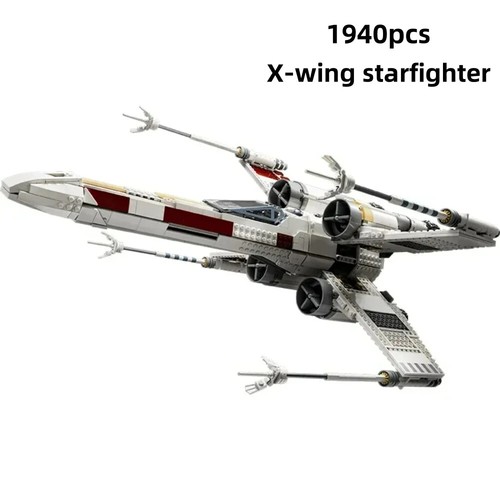 X-Wing Fighter Building Kit Classic Spaceship Blocks Toy for Kids, Boys & Girl