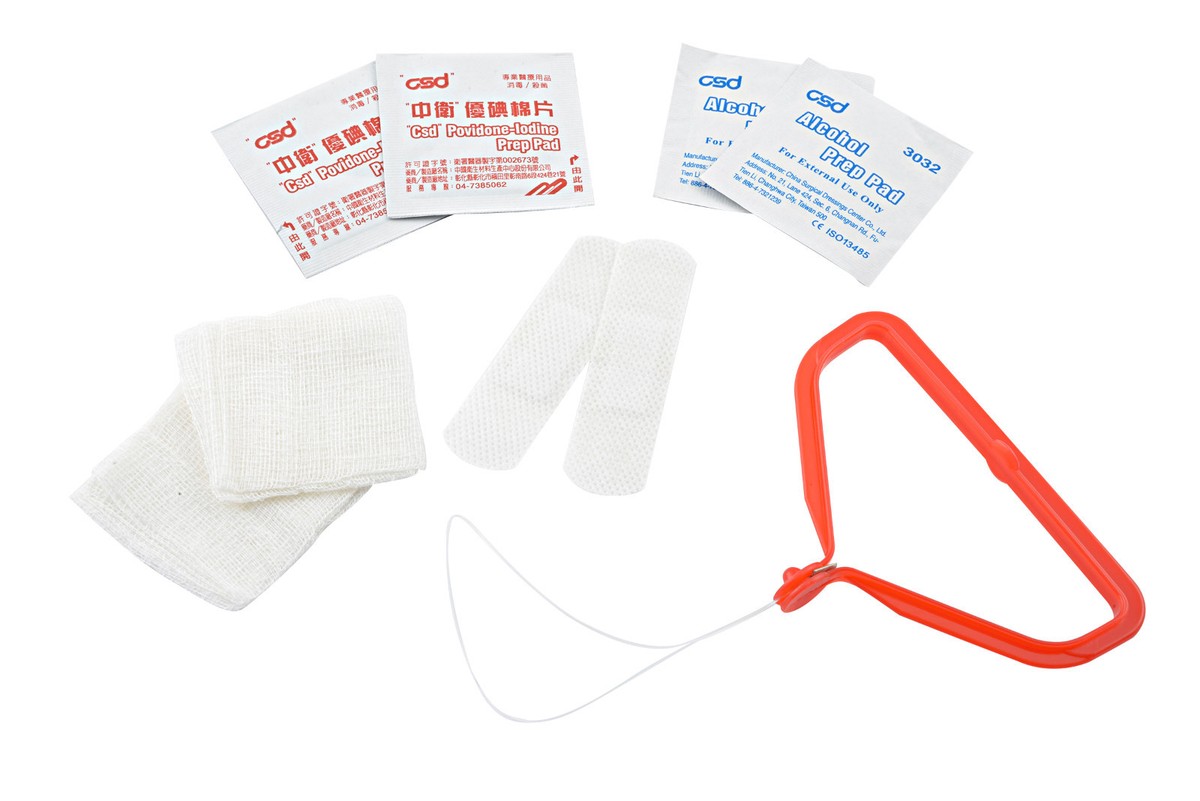 first aid for an imbedded fish hook Emergency Fishing Hook Remover and First Aid Kit