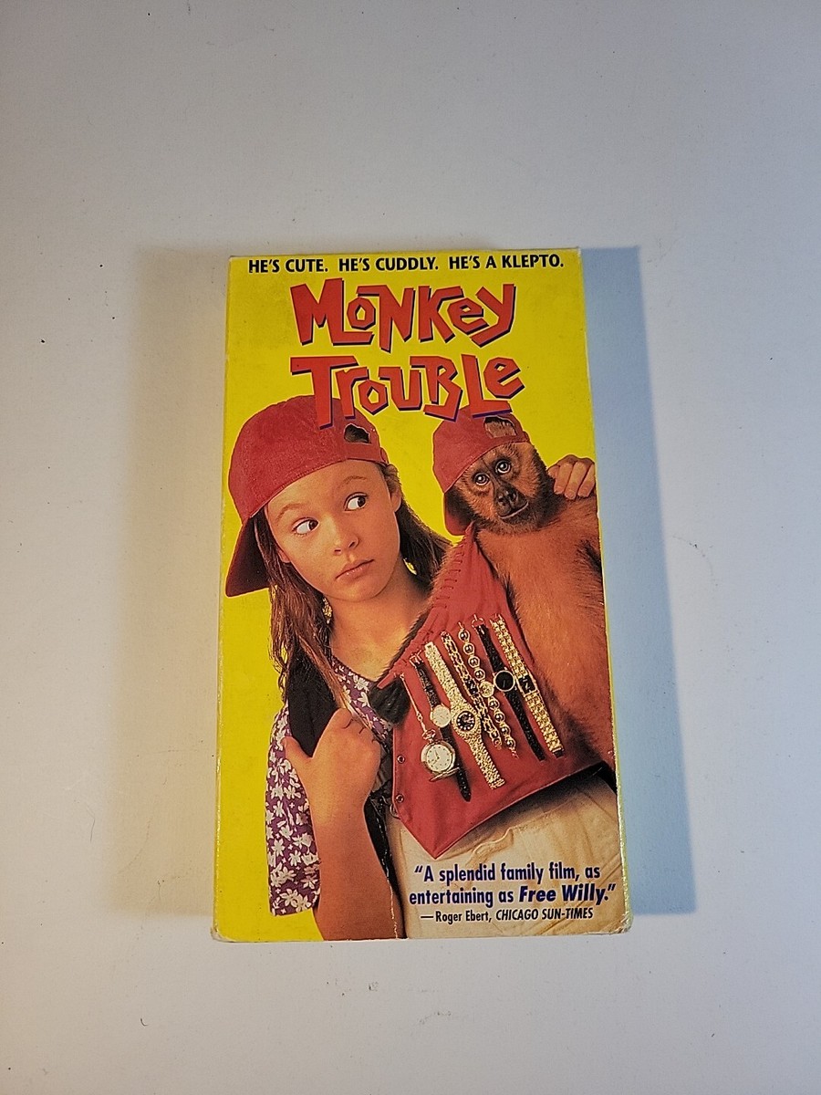 Monkey Trouble (VHS 1994) Thora Birch Mimi Rogers Harvey Keitel | eBay