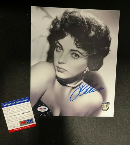 Joan Collins Signed 8X10 Actress Photo PSA COA - Picture 3 of 7