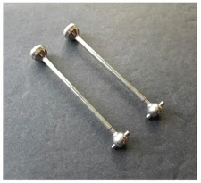 2x Vintage RC Car Buggy MIP 1/10 CVD Shiny Bone Losi Associated HPI Traxxas 78mm