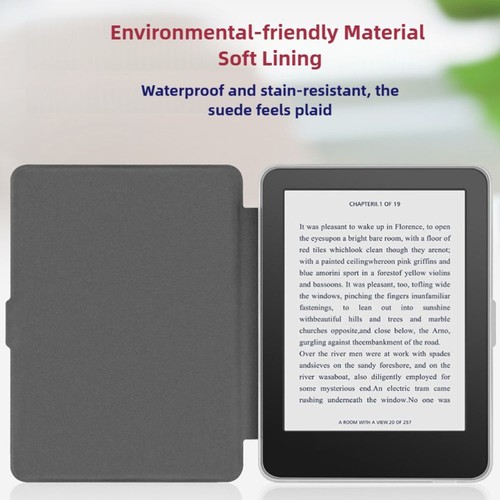 Auto Sleep/Wake e-Reader Case N365 Smart Funda for KOBO Clara Colour/BW/2E - Afbeelding 7 van 16