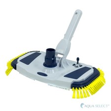 In-Ground & Above Ground Swimming Pool Weighted Vacuum Head w/ Side Brushes