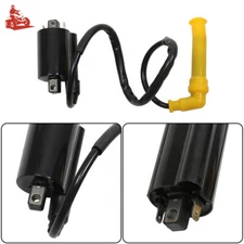 For Honda Ignition Coil + Spark Plug Wire Cap Rincon 680 TRX680FA /FGA