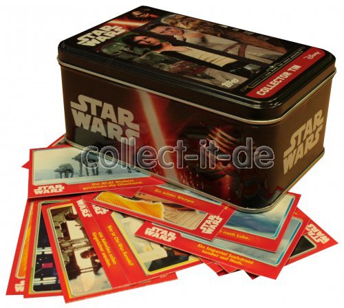 TOPPS - Journey to Star Wars - LEERE Tin-Box + 50 Base Karten - Deutsch - Bild 1 von 1