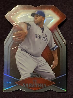 2011 TOPPS DIAMOND DIG DIAMOND DIE CUT DDC-5 CC SABATHIA PROTECTOR COATING
