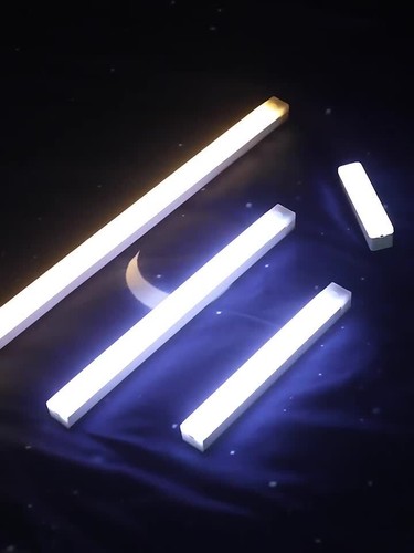 LED Motion Sensor Under Cabinet Light USB Rechargeable for Closet Night Lamp - Video 1 of 1