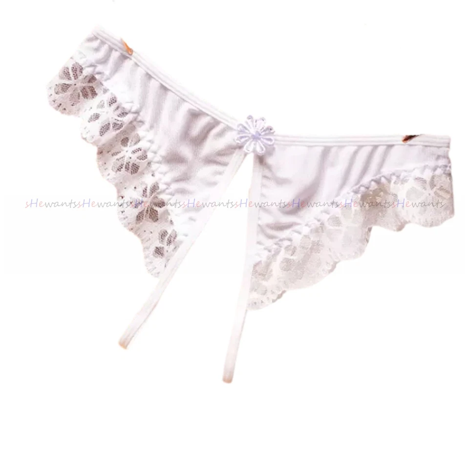 open Rio Slip XXX offen ouvert Dessous String Tanga Porno sexy Höschen geiles Po - Bild 3 von 4