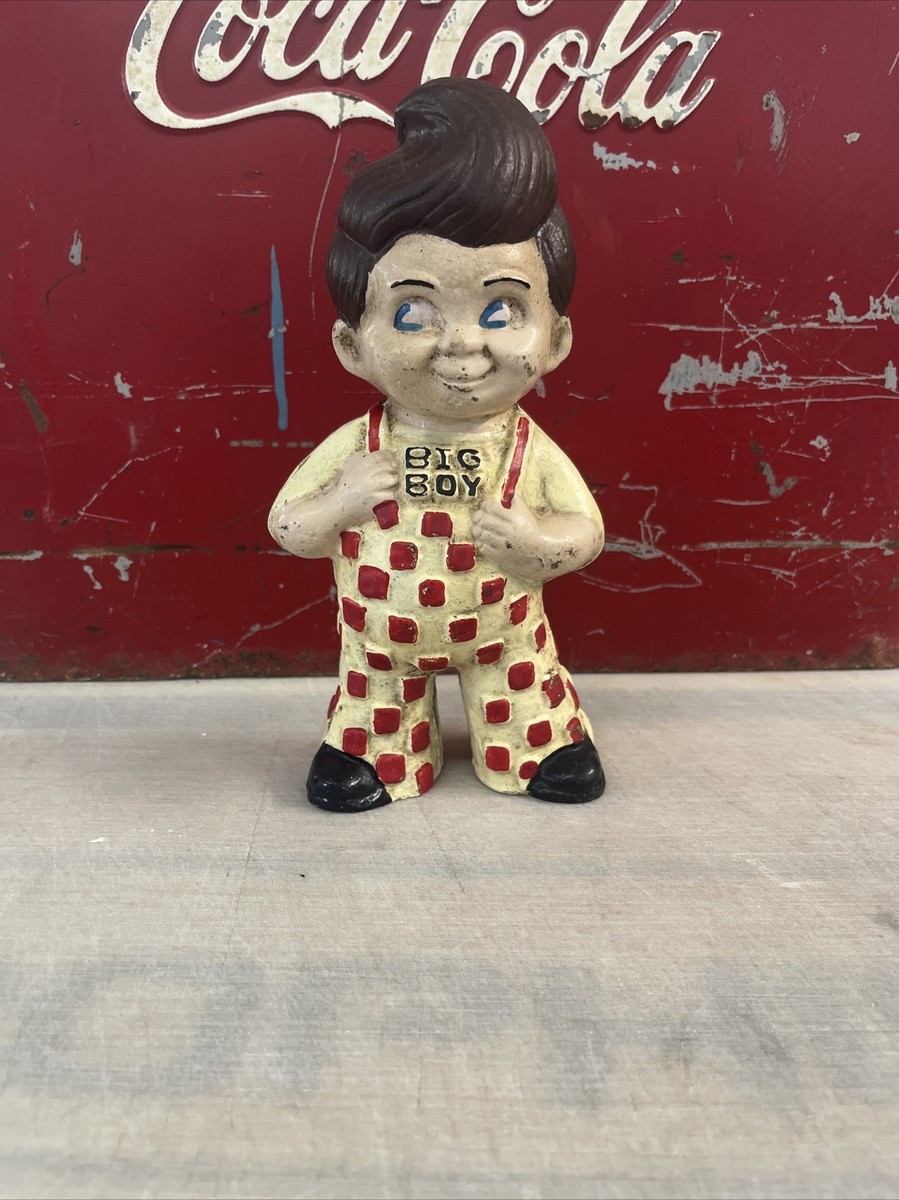 ビッグボーイアイアンバンク Antique Vintage Style Cast Iron Big Boy Coin Bank Reproduction | eBay