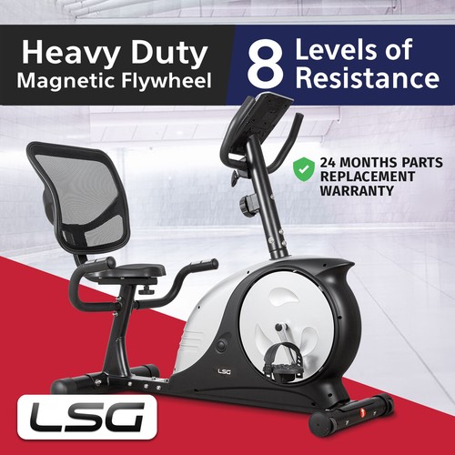 Recumbent Magnetic Exercise Bike 
