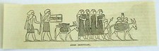 1885 small magazine engraving ~ Donkeys ~ Egyptian