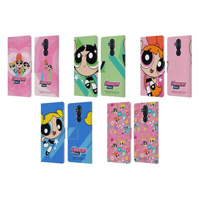 OFFICIAL THE POWERPUFF GIRLS GRAPHICS LEATHER BOOK WALLET CASE FOR NOKIA PHONES