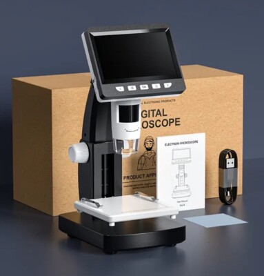 HDMI LED Digital Microscope for Adults - 1000X Electron Microscope Real Shot NEW
