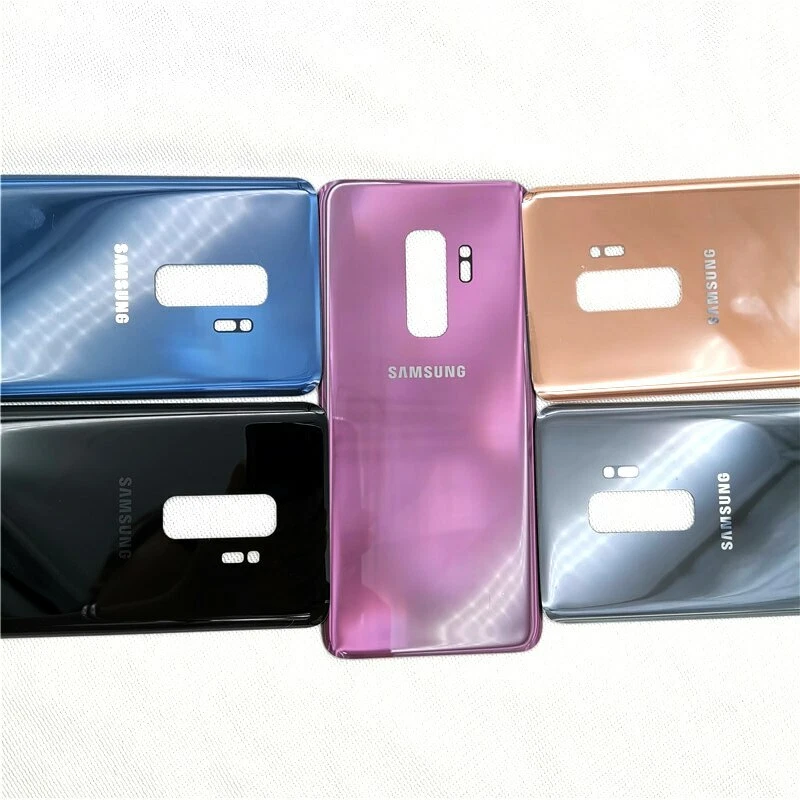 Tapa Trasera Bateria Para Samsung Galaxy S9 G960 S9+ S9 Plus G965 Adhesivo Oro - Imagen 3 de 4