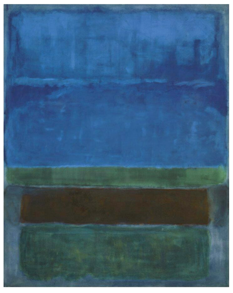 Blue Green and Brown/マークロスコ/ポスター Mark Rothko（マーク ロスコ） Untitled 1952 (Blue Green and