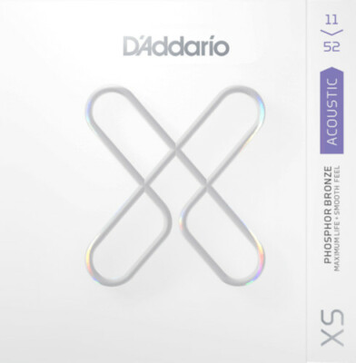 D'Addario XS-Serie - Phosphor Bronze - beschichtete Saiten für Westerngitarre