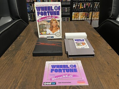 Wheel of Fortune: Featuring Vanna White NES , 1992 Nintendo Box Tested Working