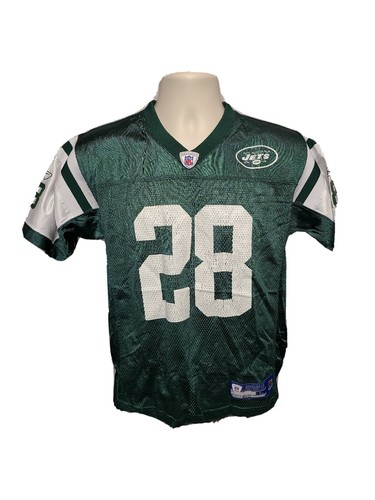 NFL Reebok New York Jets Curtis Martin #28 Boys Large 14 16 Green Jersey
