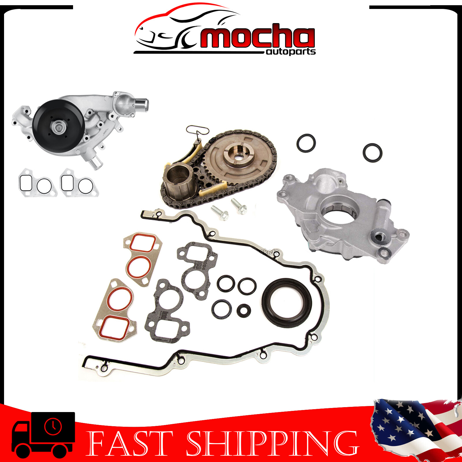 Ls Timing Chain Kit Timing Chain Kit With Oil Pump For 2003-2007 - Foto 3