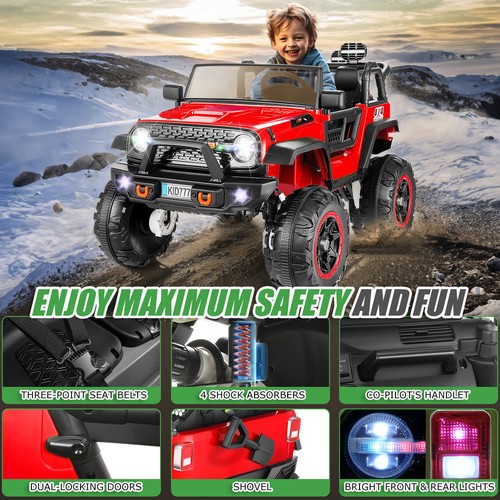2-Seater Ride on Truck 24V 400W Kids Electric Car Ride on Toy w/ Remote Control - Picture 46 of 79