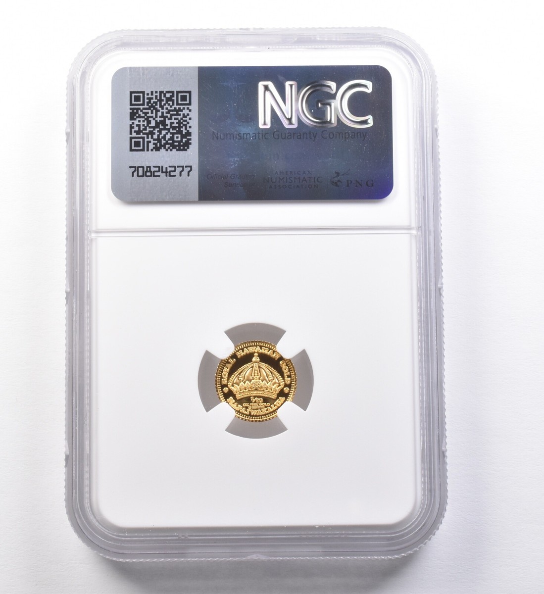 1989 Hawaii Gold 1/20 Crown King Kalakaua 1 PF69 UCAM NGC