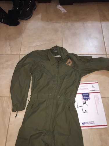 small long olive green combat vehicle crewmans coveralls usmc