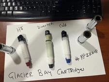 GLACIER BAY STEM # RP22018  HOT *** COLD**** DIVERTER*** W/CHROME SLEEVES